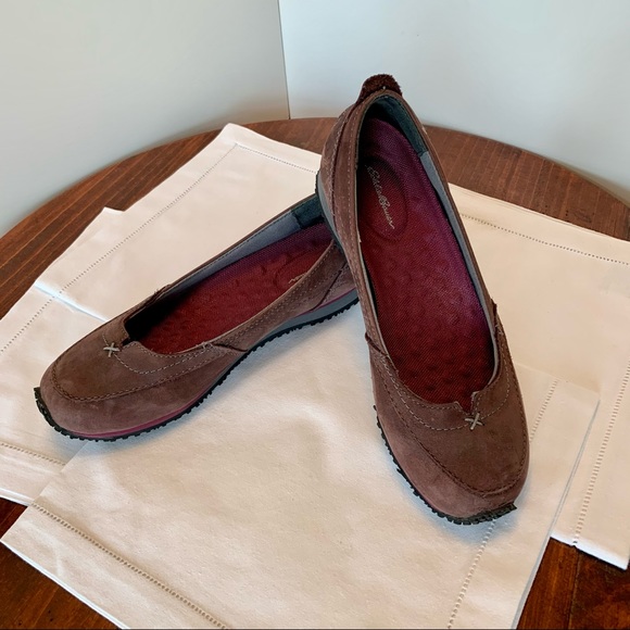 Eddie Bauer Purple Suede Ballet Flats size 7 - Picture 2 of 12